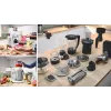 Bosch Serie 6 MUMS6EW22 keukenmachine, 1600 W, patisserieset, blenderopzet, wit/roestvrij staal