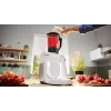 Bosch Serie 6 MUMS6EW22 keukenmachine, 1600 W, patisserieset, blenderopzet, wit/roestvrij staal