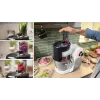 Bosch Serie 6 MUMS6EW22 keukenmachine, 1600 W, patisserieset, blenderopzet, wit/roestvrij staal