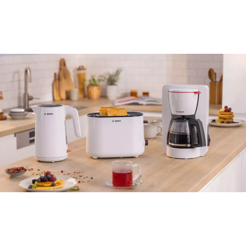 Bosch TAT2M121 toaster 6 2 sneetjes 950 W wit