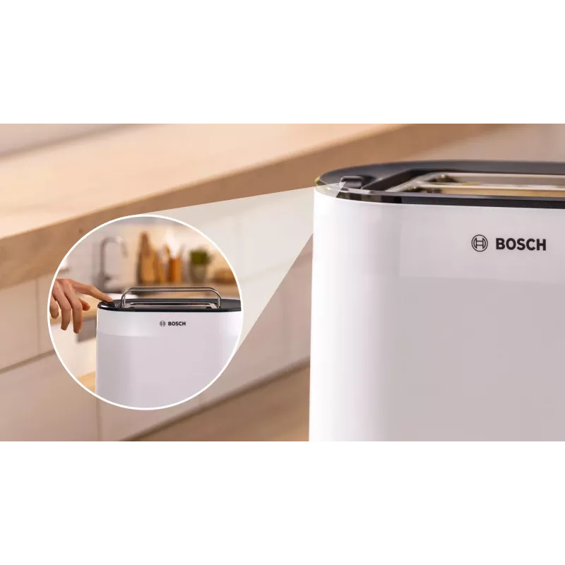 Bosch TAT2M121 toaster 6 2 sneetjes 950 W wit