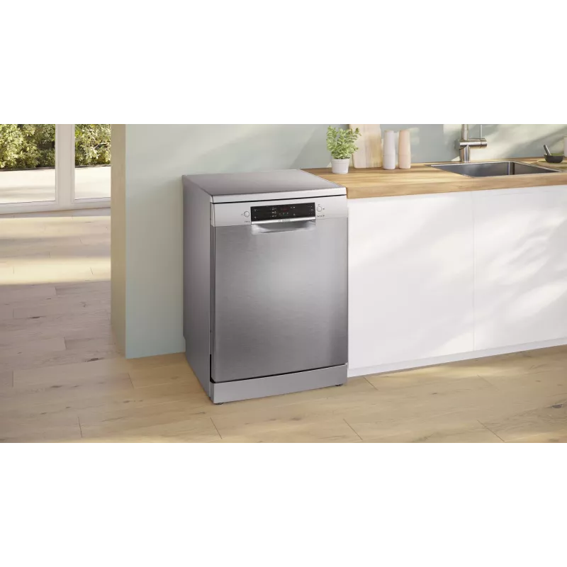 Vaatwasser Bosch Serie 2 SMS25GI09F — vrijstaand, 12 couverts, 60 cm, 46 dB, warmtewisselaardroging