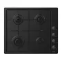 Candy Idea CHW6LBB zwart inbouw gaskookplaat 60 cm 4 zones