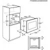 Electrolux LMS4253TMX zwart, satijnstaal combinatiemagnetron inbouw 900 W