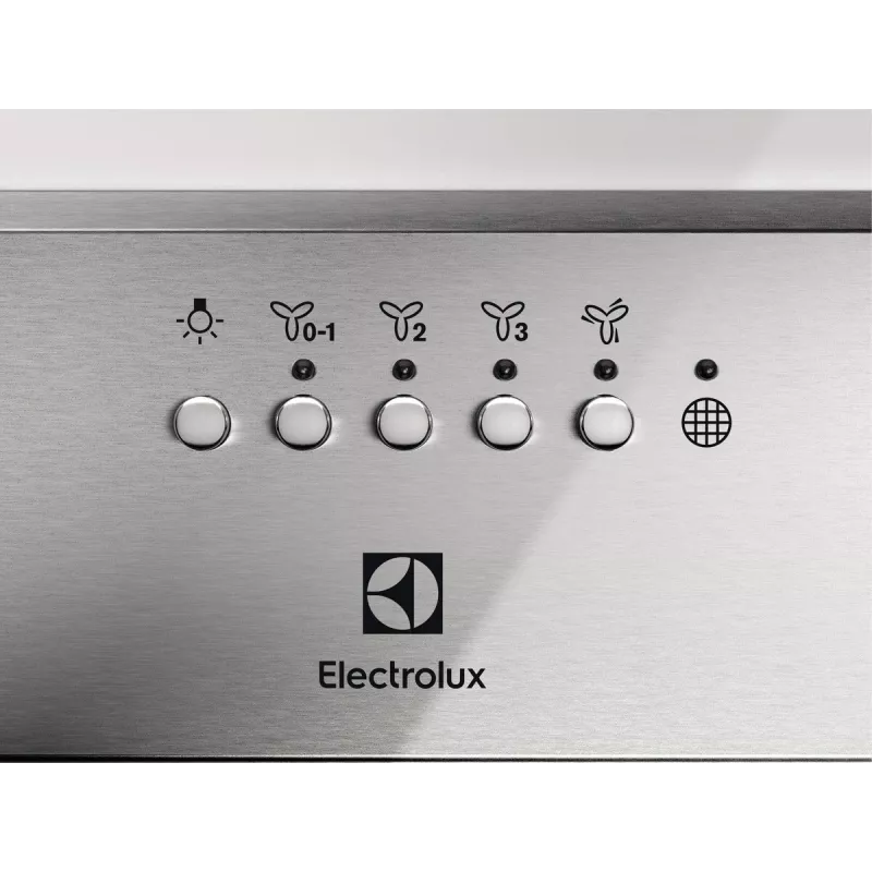 Electrolux LFG516X inbouw-afzuigkap, 54 cm, 600 m³/h (intensieve stand), 3 snelheden, LED, afstandsbediening, roestvrij staal