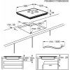 Electrolux EIS62443 zwart inbouw 60 cm zone-inductiekookplaat 4 zone(n)