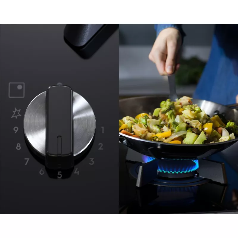 Electrolux KDI641723K kookplaat zwart inbouw 60 cm combi 4 zone(n), draaiknop, touch