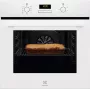 Inbouw elektrische oven Electrolux EOF3H40BW, 65 L, hetelucht, grill, AquaClean, wit