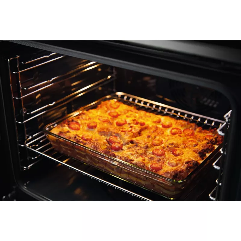 Inbouw elektrische oven Electrolux EOF3H40BW, 65 L, hetelucht, grill, AquaClean, wit