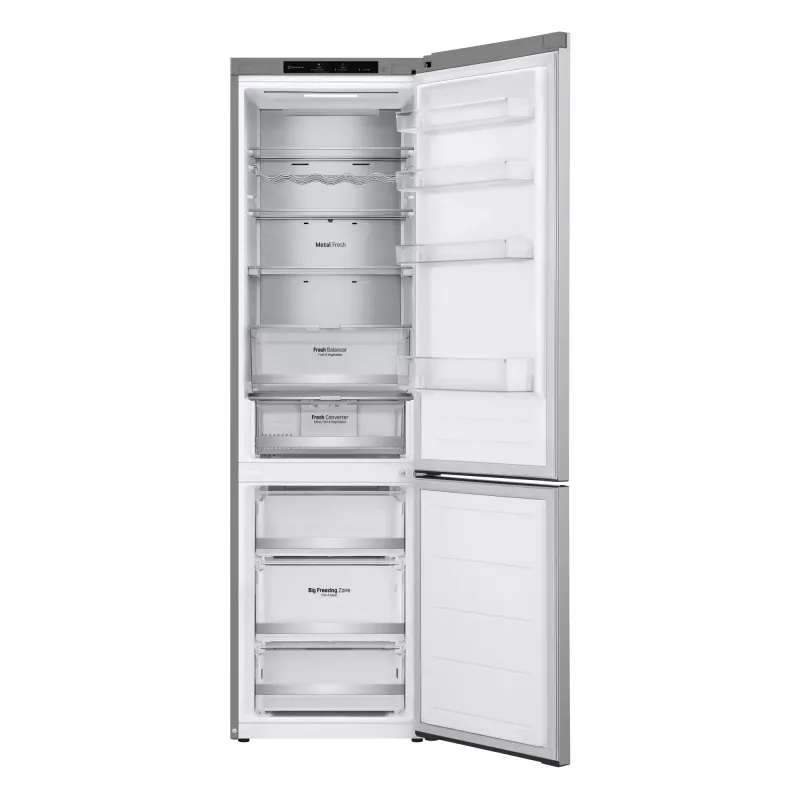 LG GBV7280DPY.APYQEUR koel-vriescombinatie vrijstaand 387 l zilver