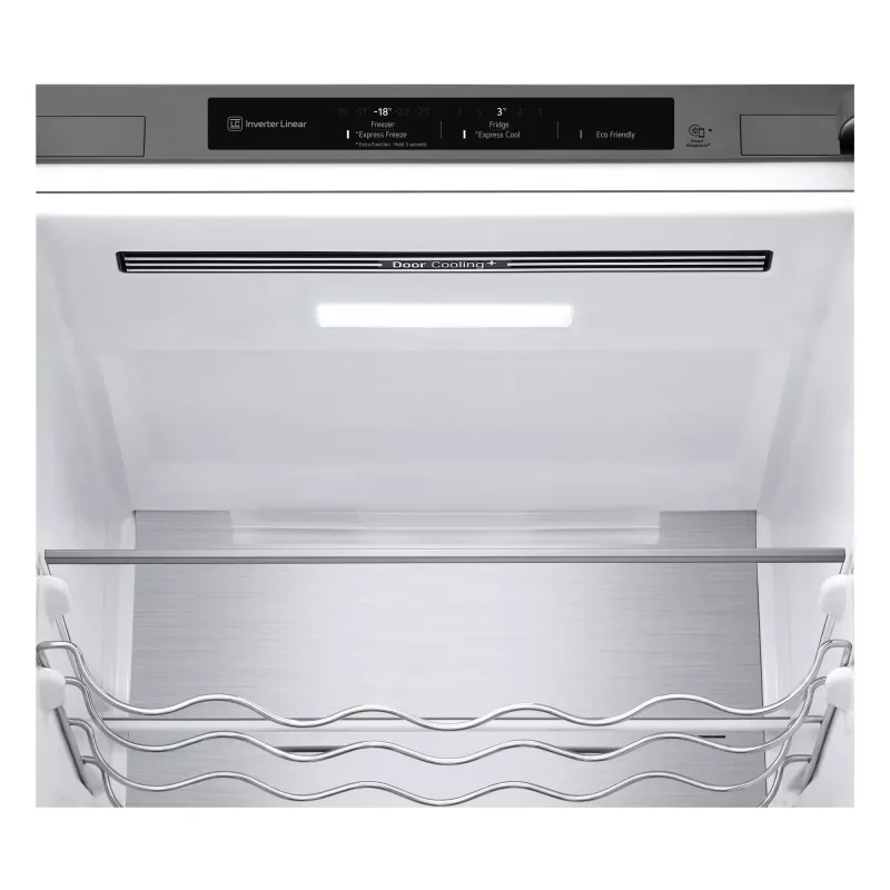 LG GBV7280DPY.APYQEUR koel-vriescombinatie vrijstaand 387 l zilver