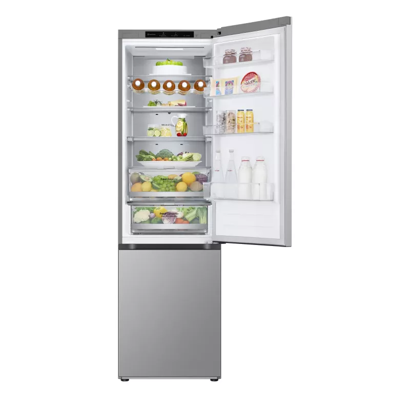 LG GBV7280DPY.APYQEUR koel-vriescombinatie vrijstaand 387 l zilver