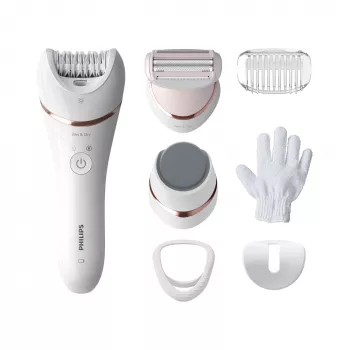 Philips 8000 Series epilator Series 8000 BRE730/10 nat- en droogepilator