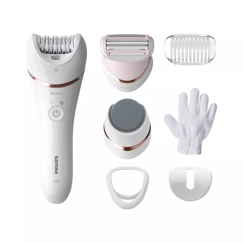 Philips 8000 Series epilator Series 8000 BRE730/10 nat- en droogepilator