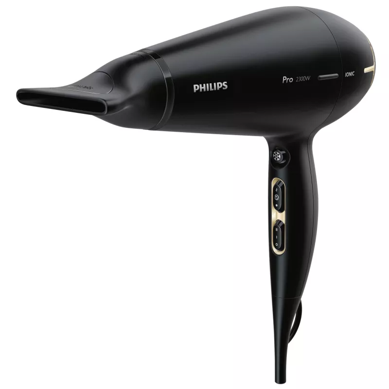 Philips Prestige Pro HPS920/00 haardroger, AC, zwart, goud, ophangoog, 3 m, 2300 W, 220–240