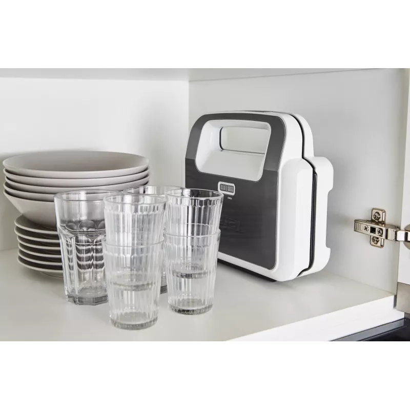 Tefal Snack XL SW701110 tosti-apparaat, 850 W, wit/roestvrij staal