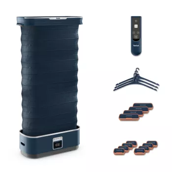 Tefal Care For You First YT2020E0 automatische stoomcabine voor kleding, marineblauw