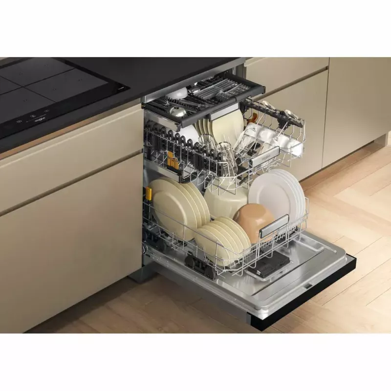 Vrijstaande vaatwasser WHIRLPOOL W7F HS41 X — 15 couverts, 41 dB, fullsize 60 cm
