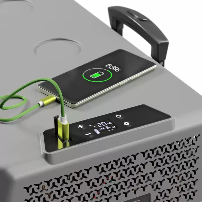 Draagbare koelkast Yolco BCX40 39L energiezuinig Grijs