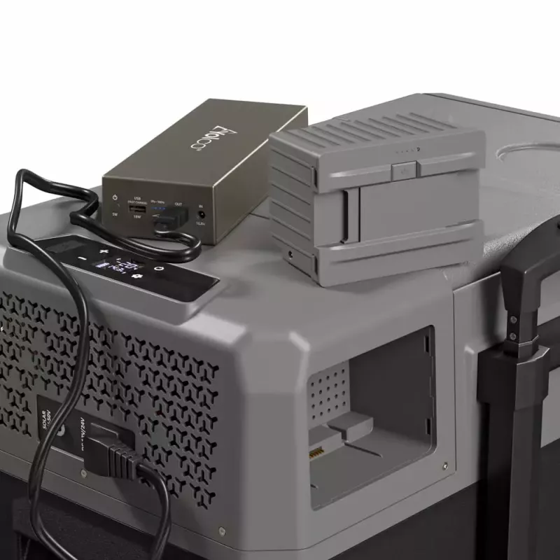 Draagbare koelkast Yolco BCX40 39L energiezuinig Grijs