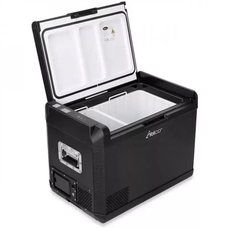 Draagbare compressor-koelkast Yolco GCX47 Zwart — 47L capaciteit, energiezuinig