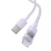 USB-laadkabel Baseus Gem P10373003511-01 — 2 m, 2,4 A, USB-A naar Lightning, paars