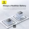 BASEUS Free2pull uitschuifbare USB-C naar IP Lightning snellaadkabel 1 m 20 W Wit