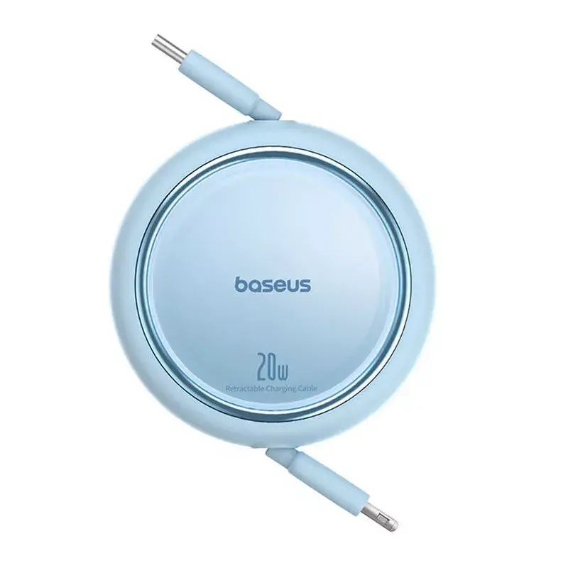 USB-C naar Lightning kabel Baseus Free2Pull 20 W, 1 m, blauw, 480 Mbit/s, USB PD