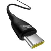 USB-A-naar-USB-C-kabel Baseus Flash 2 1m 100W zwart, USB PD, 480 Mbit/s, nylon