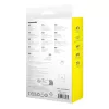 USB-A-naar-Lightning-kabel Baseus 1 m 5 V 2,4 A wit, USB PD, 480 Mbit/s