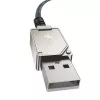 USB-A-naar-Lightning-kabel Baseus 1 m 5 V 2,4 A wit, USB PD, 480 Mbit/s