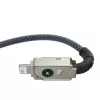 USB-A-naar-Lightning-kabel Baseus 1 m 5 V 2,4 A wit, USB PD, 480 Mbit/s