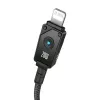 USB-C-naar-Lightning-kabel Baseus Unbreakable 1m 20W – aramidevezel, 480 Mbit/s, zwart