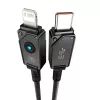 USB-C-naar-Lightning-kabel Baseus Unbreakable 1m 20W – aramidevezel, 480 Mbit/s, zwart