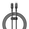 USB-C-naar-Lightning-kabel Baseus Unbreakable 1m 20W – aramidevezel, 480 Mbit/s, zwart