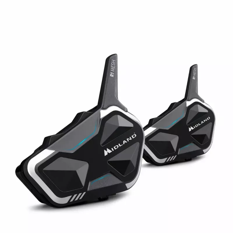 Midland R1 MESH TWIN motorintercom, tweepack (2 stuks)