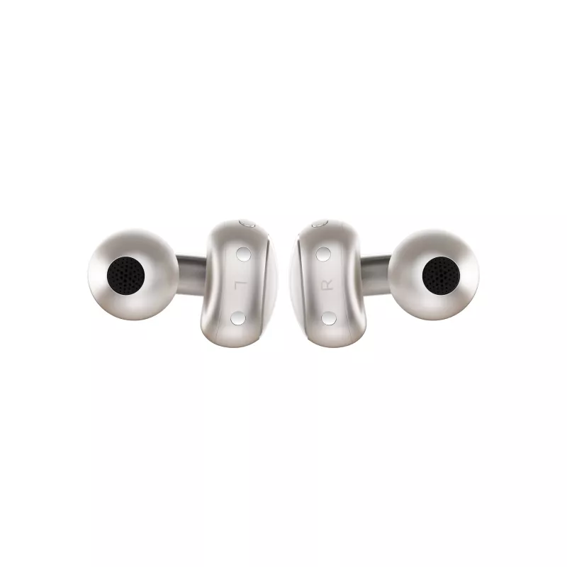 Headset Motorola Moto Buds Loop Bluetooth ear-clip-on binaural, Dolby Atmos, Bluetooth 5.0, ANC, 8 uur afspelen, oplaadcase 520 mAh, beige