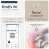 Headset Motorola Moto Buds Loop Bluetooth ear-clip-on binaural, Dolby Atmos, Bluetooth 5.0, ANC, 8 uur afspelen, oplaadcase 520 mAh, beige