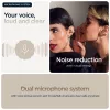 Headset Motorola Moto Buds Loop Bluetooth ear-clip-on binaural, Dolby Atmos, Bluetooth 5.0, ANC, 8 uur afspelen, oplaadcase 520 mAh, beige