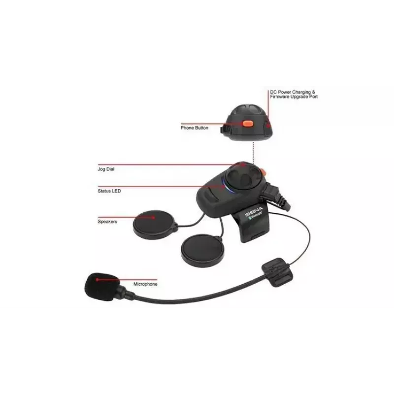 Sena motorintercom SMH5 Dual Pack – Bluetooth-headsetkit voor twee rijders