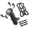 RAM Mounts X-Grip telefoonhouder motorfiets stuurbeugelklem zwart