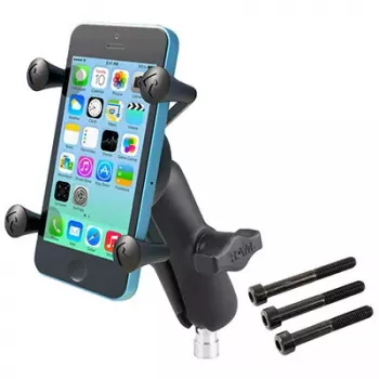 RAM Mounts X-Grip telefoonhouder motorfiets stuurbeugelklem zwart