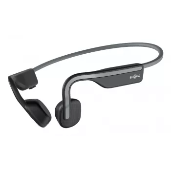 SHOKZ OpenMove koptelefoon draadloos nekband sport Bluetooth grijs
