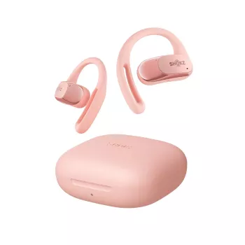 SHOKZ OpenFit Air headset draadloos oorbeugel bellen/muziek/sport/dagelijks gebruik Bluetooth roze