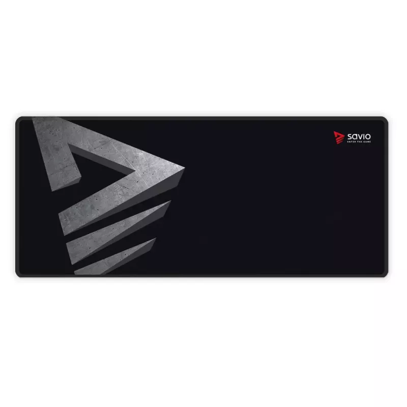 Gaming-muismat SAVIO Precision Control L — 700×300×3 mm, rubber, zwart, gemusterd oppervlak
