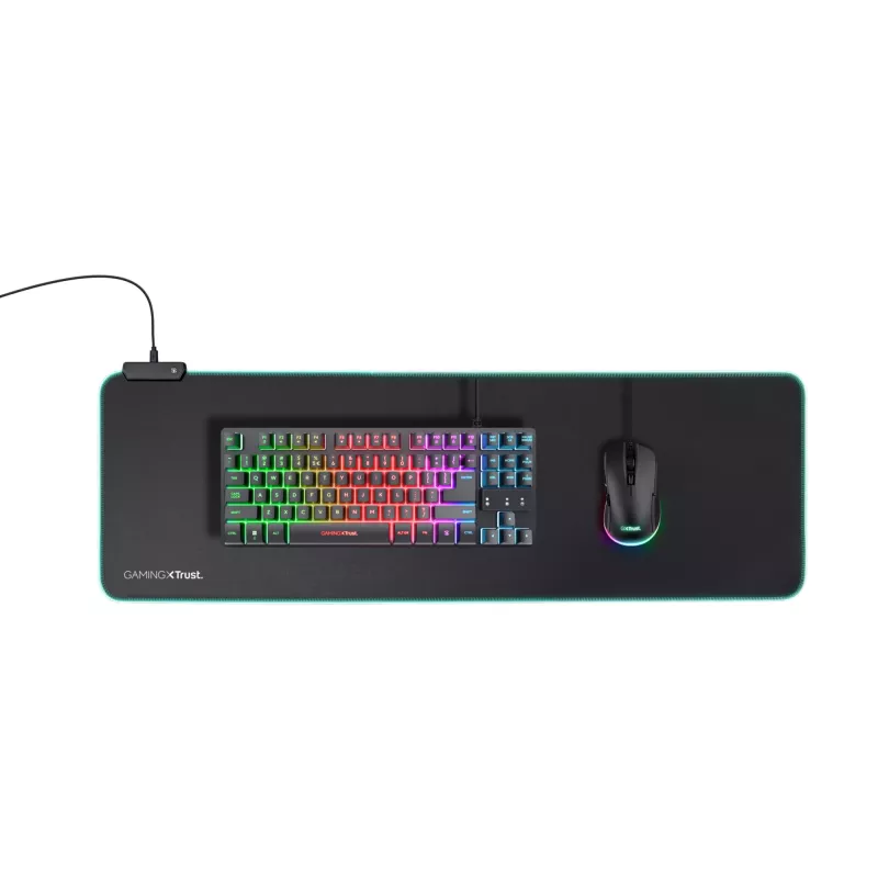 Trust GXT 764 Glide-Flex XXL gaming-muispad zwart