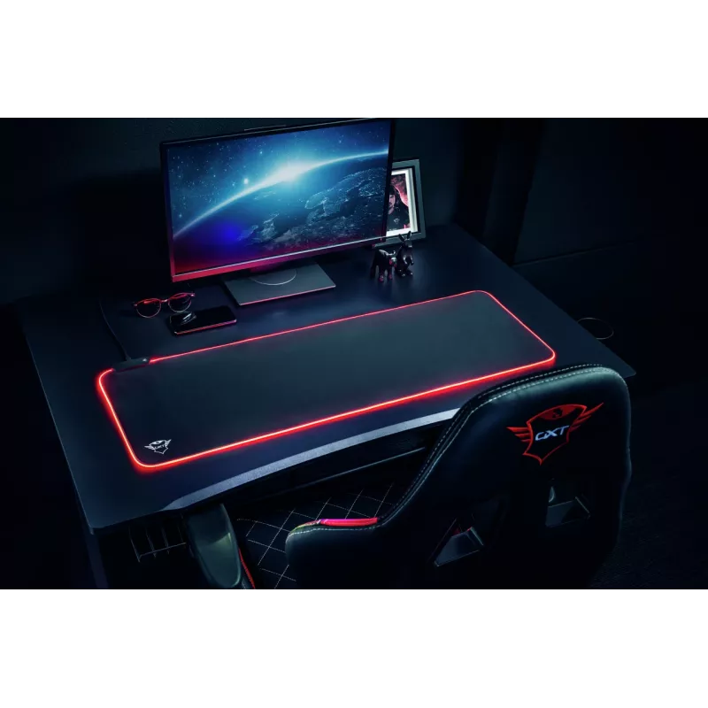 Trust GXT 764 Glide-Flex XXL gaming-muispad zwart