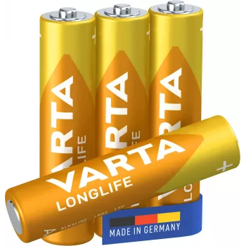VARTA batterij Longlife Micro AAA LR03 1x4