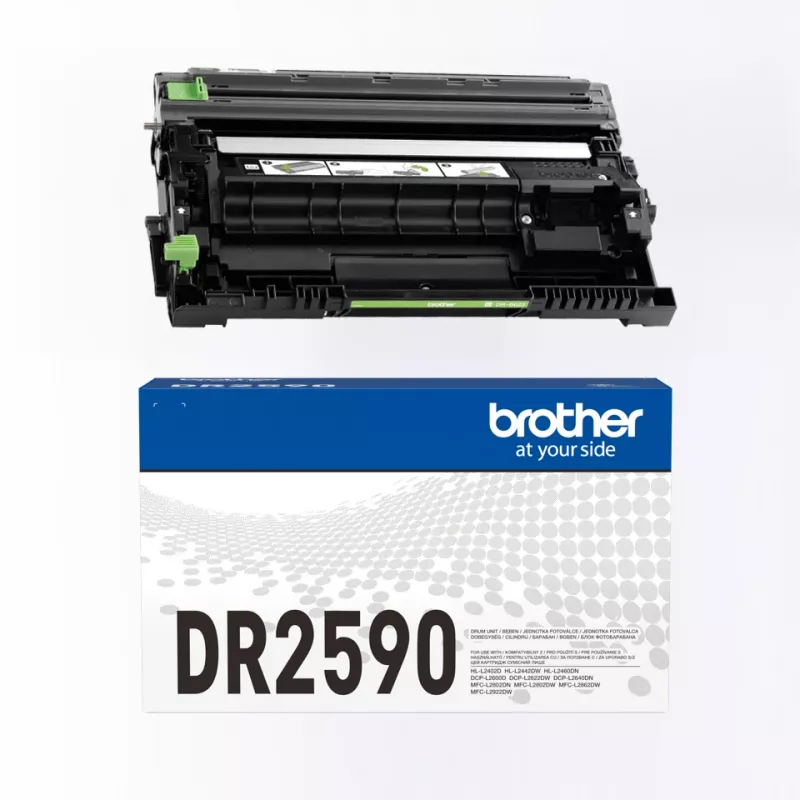 Drumunit Brother DR-2590 origineel zwart voor laserprinters, 15.000 pagina's bereik, 1 st.
