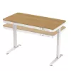 Tuckano elektrisch hoogteverstelbaar bureau ET119W-C wit/eiken